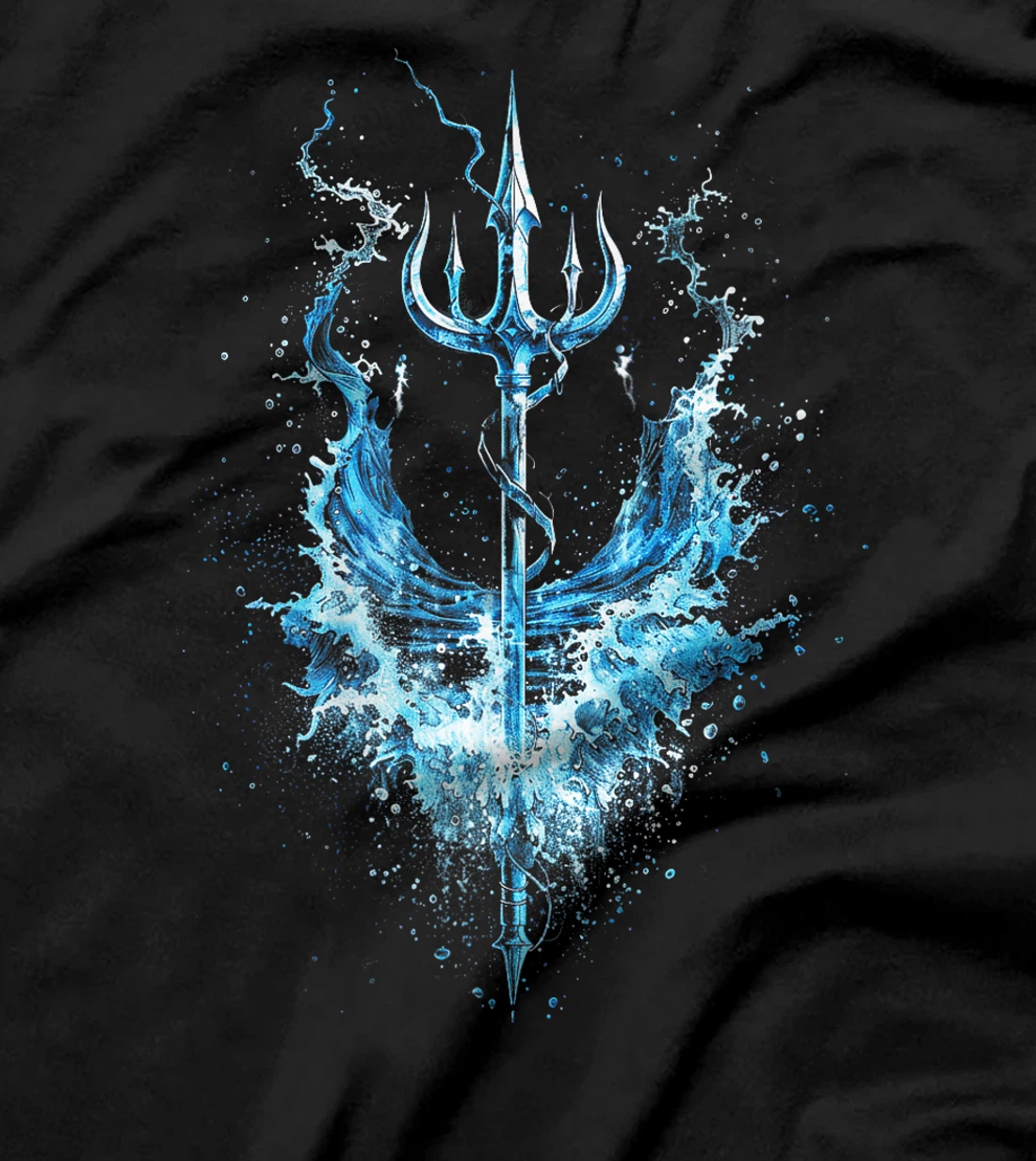 Poseidon Symbol Trident Greek God Mythology Premium T-Shirt