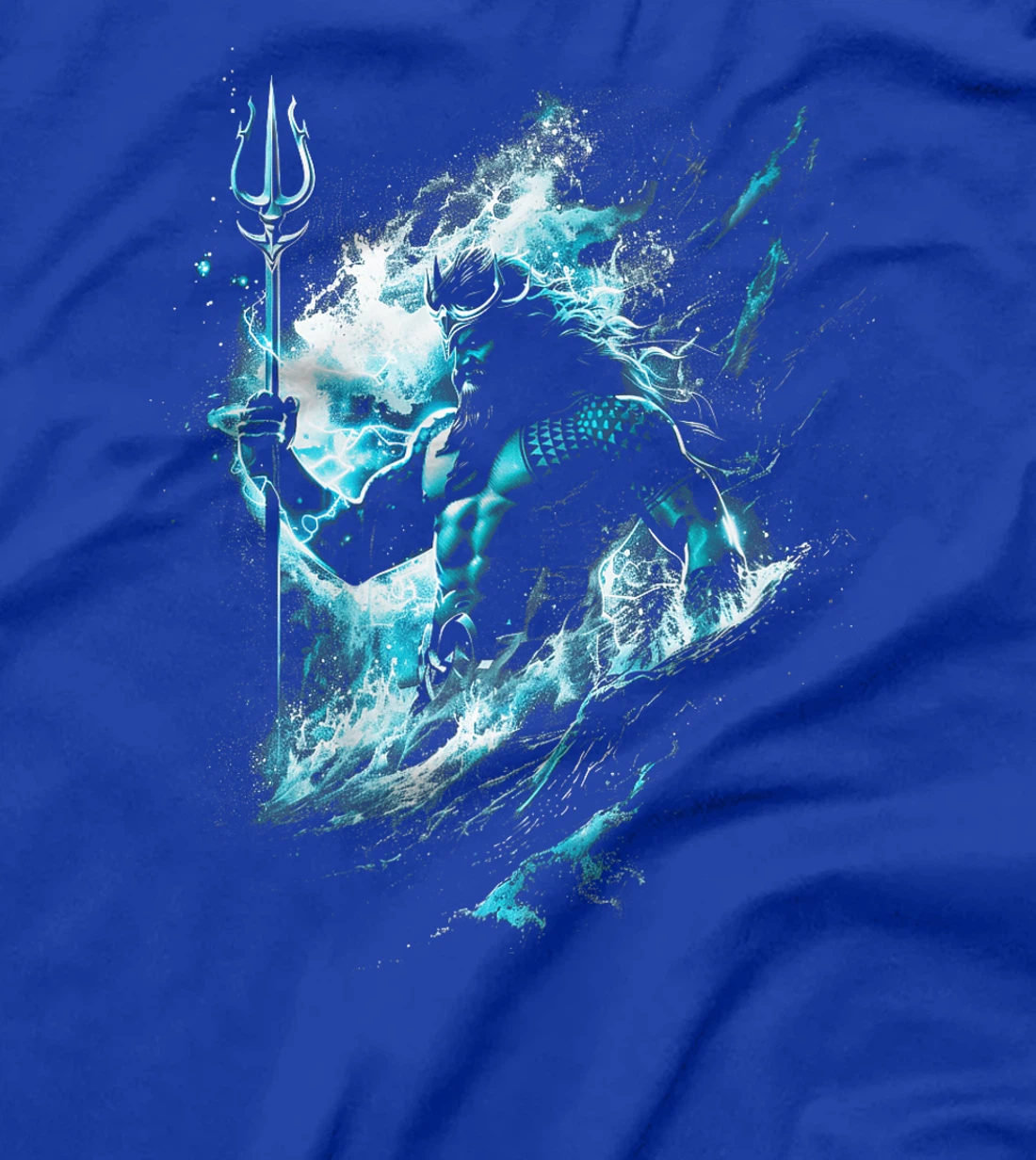 Poseidon Symbol Trident Greek God Zeus Sea god Premium T-Shirt