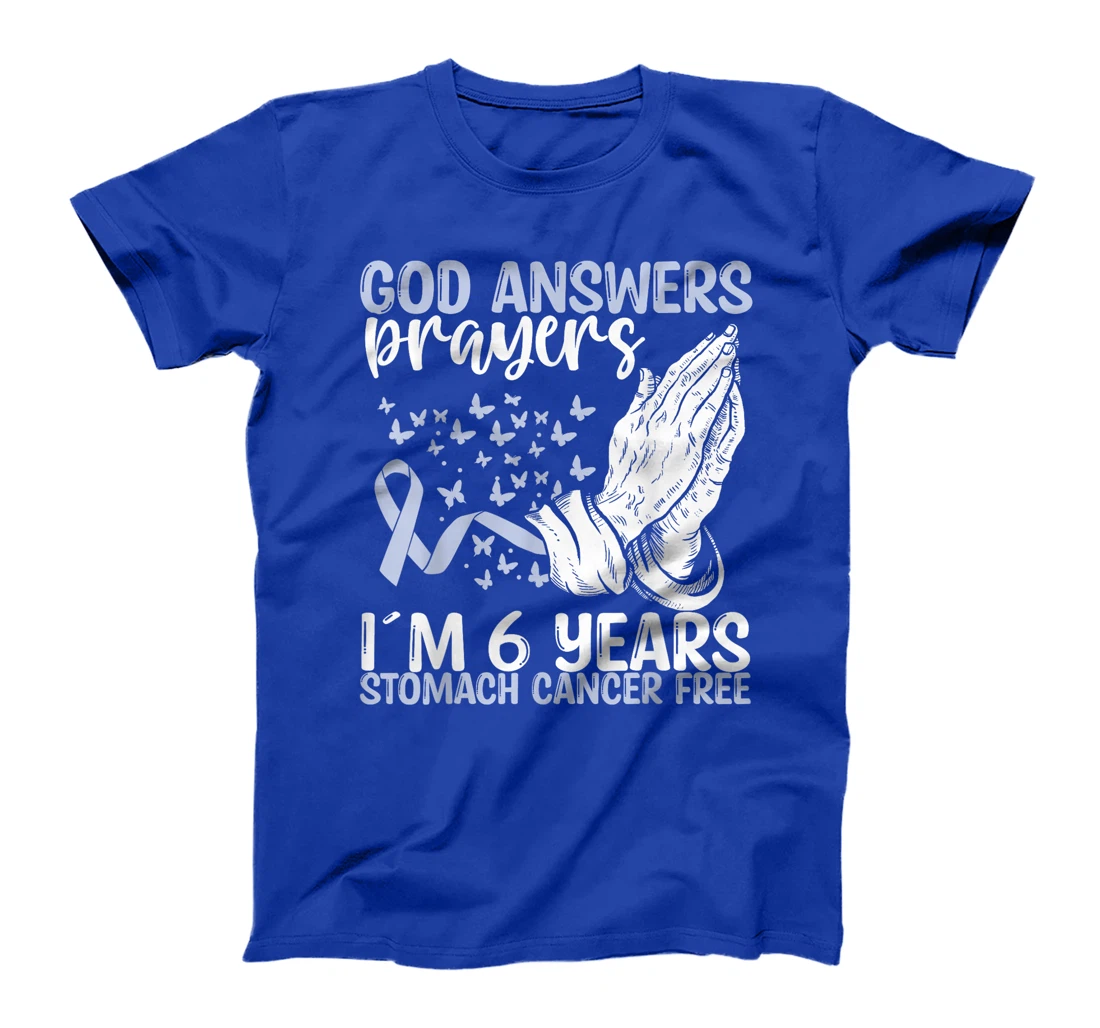 6 Years Stomach Cancer Free God Prayer Cancer Awareness T-Shirt
