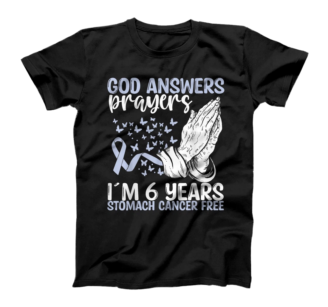 6 Years Stomach Cancer Free God Prayer Cancer Awareness T-Shirt
