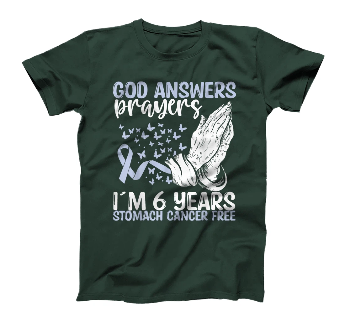 6 Years Stomach Cancer Free God Prayer Cancer Awareness T-Shirt