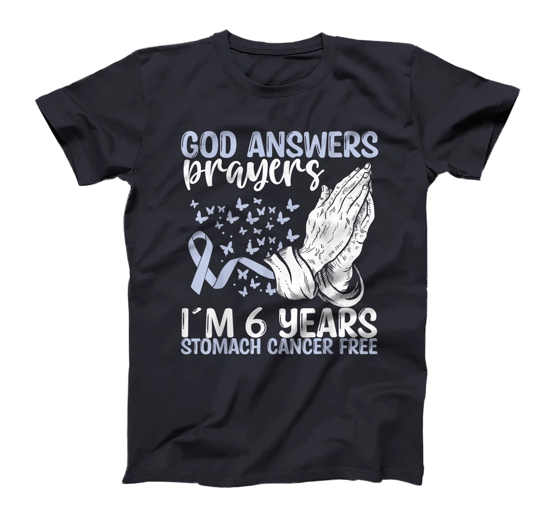 6 Years Stomach Cancer Free God Prayer Cancer Awareness T-Shirt