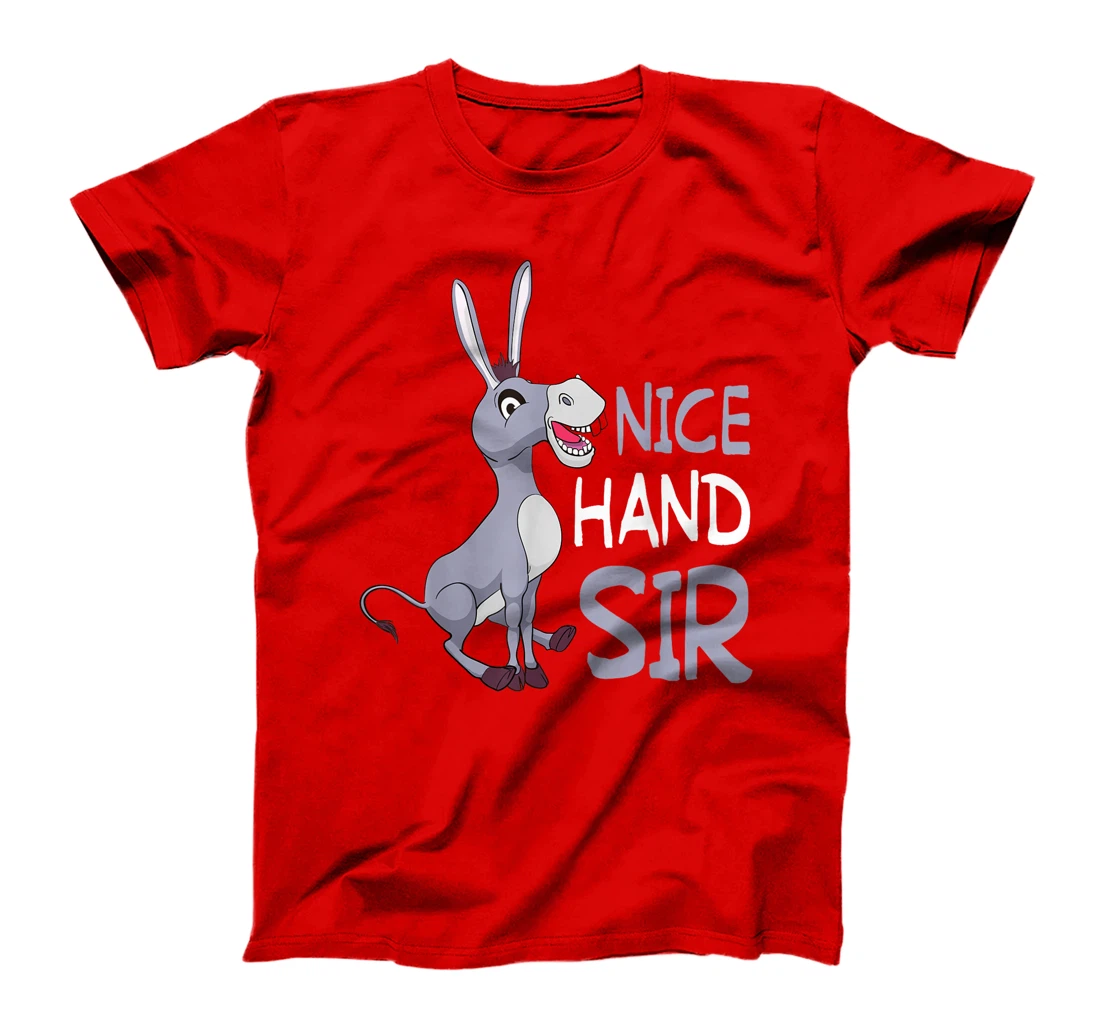 Funny Donkey Lover Nice Hand Sir Texas Holdem Poker Player T-Shirt