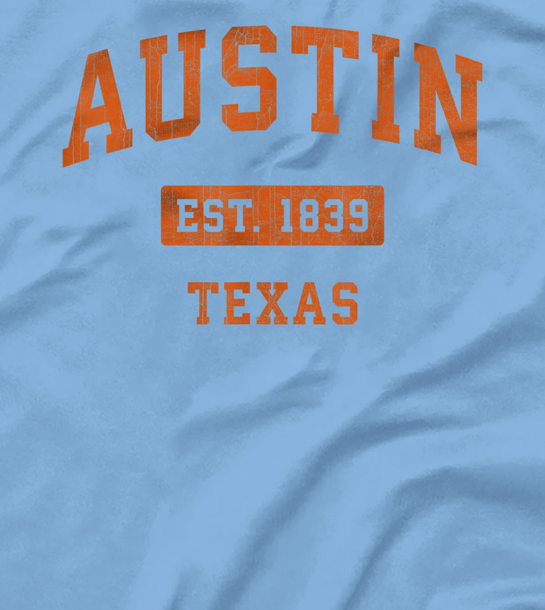 Austin Texas TX Vintage Athletic Sports Design T-Shirt