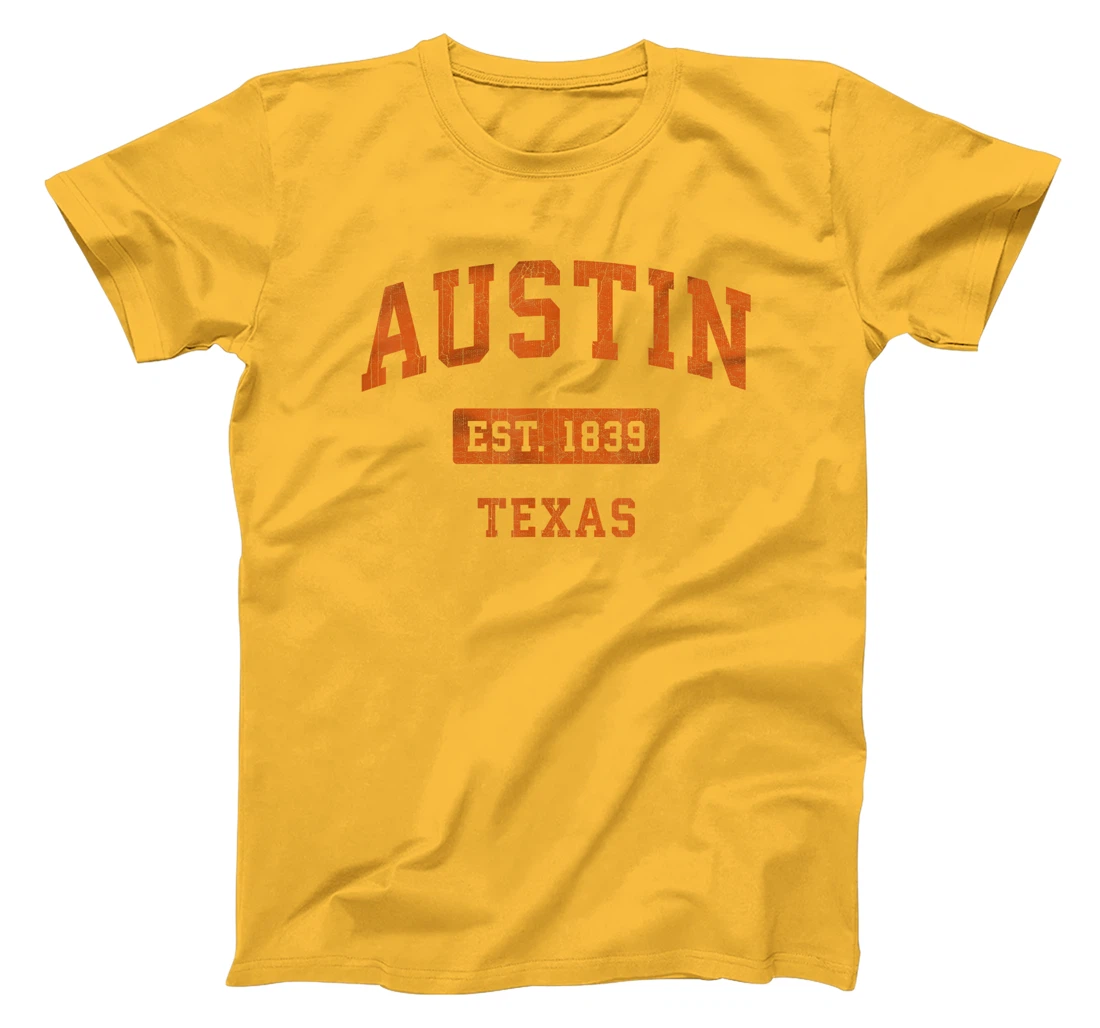 Austin Texas TX Vintage Athletic Sports Design T-Shirt