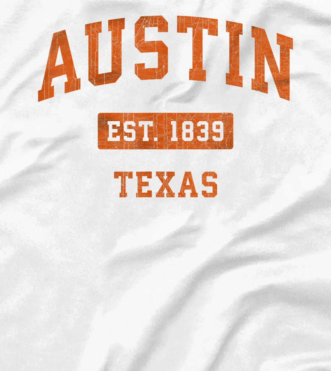 Austin Texas TX Vintage Athletic Sports Design T-Shirt