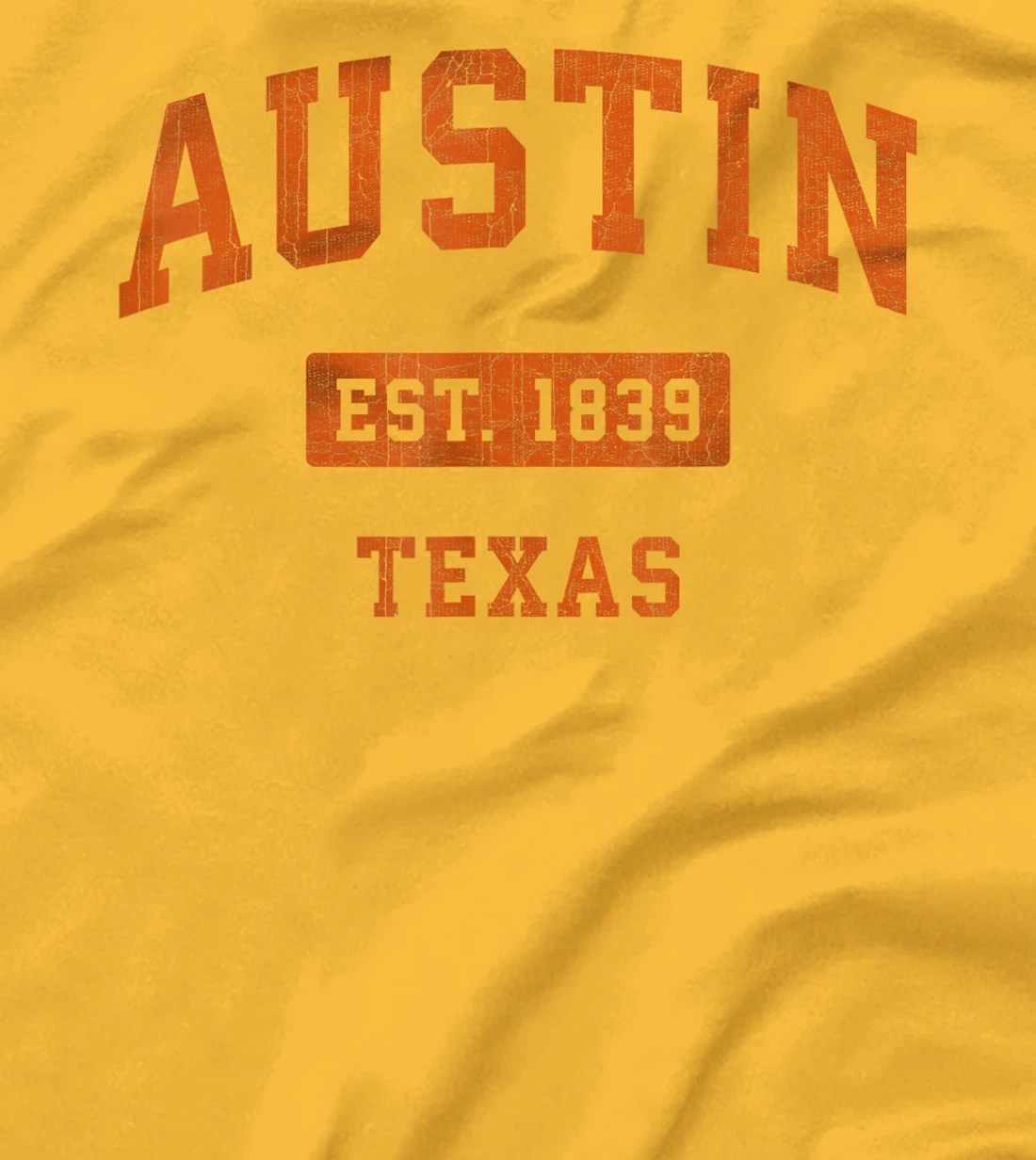 Austin Texas TX Vintage Athletic Sports Design T-Shirt