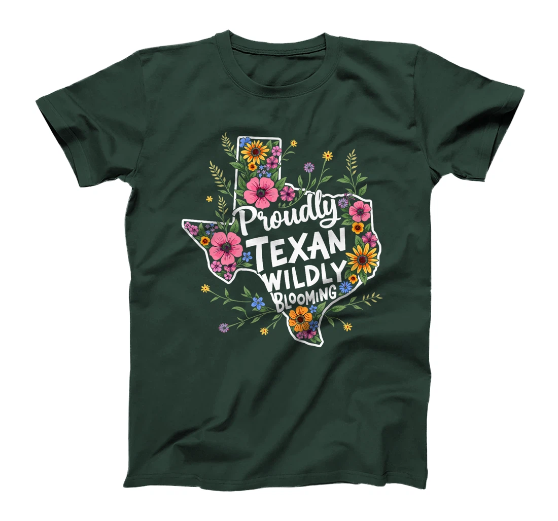 Texas Wildflowers Floral Texas Spring Lesser Sunflower Premium T-Shirt