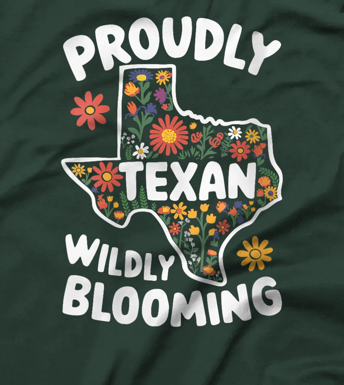 Womens Texas Wildflowers Floral Texas Spring Lesser Sunflower T-Shirt