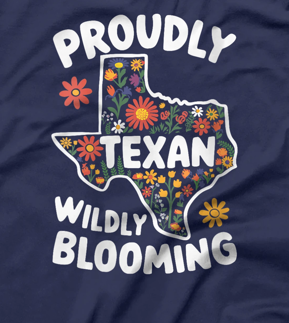 Womens Texas Wildflowers Floral Texas Spring Lesser Sunflower T-Shirt
