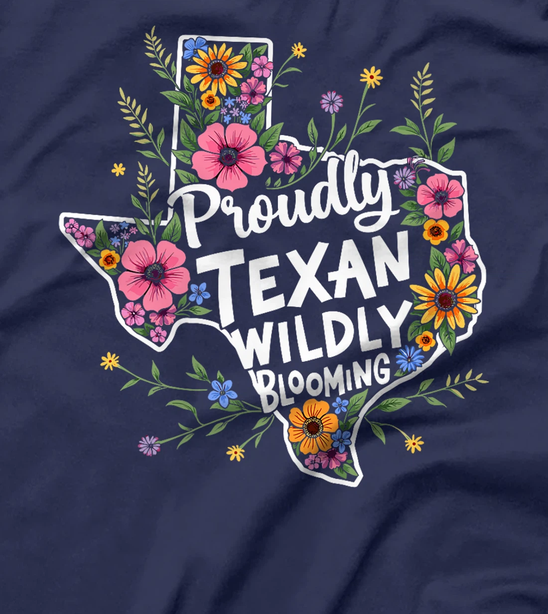 Texas Wildflowers Floral Texas Spring Lesser Sunflower Premium T-Shirt