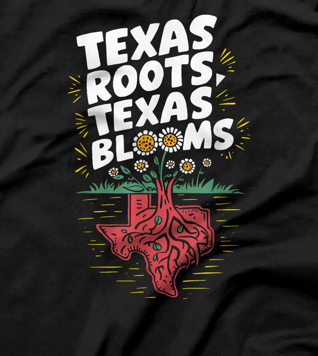 Texas Wildflowers Floral Texas Spring Lesser Sunflower T-Shirt