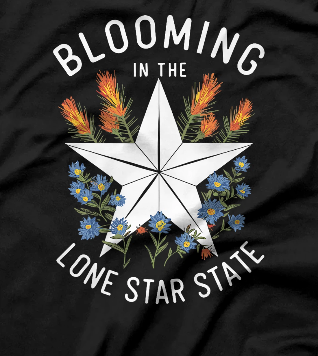 Texas Wildflowers Floral Texas Spring Lesser Sunflower Premium T-Shirt