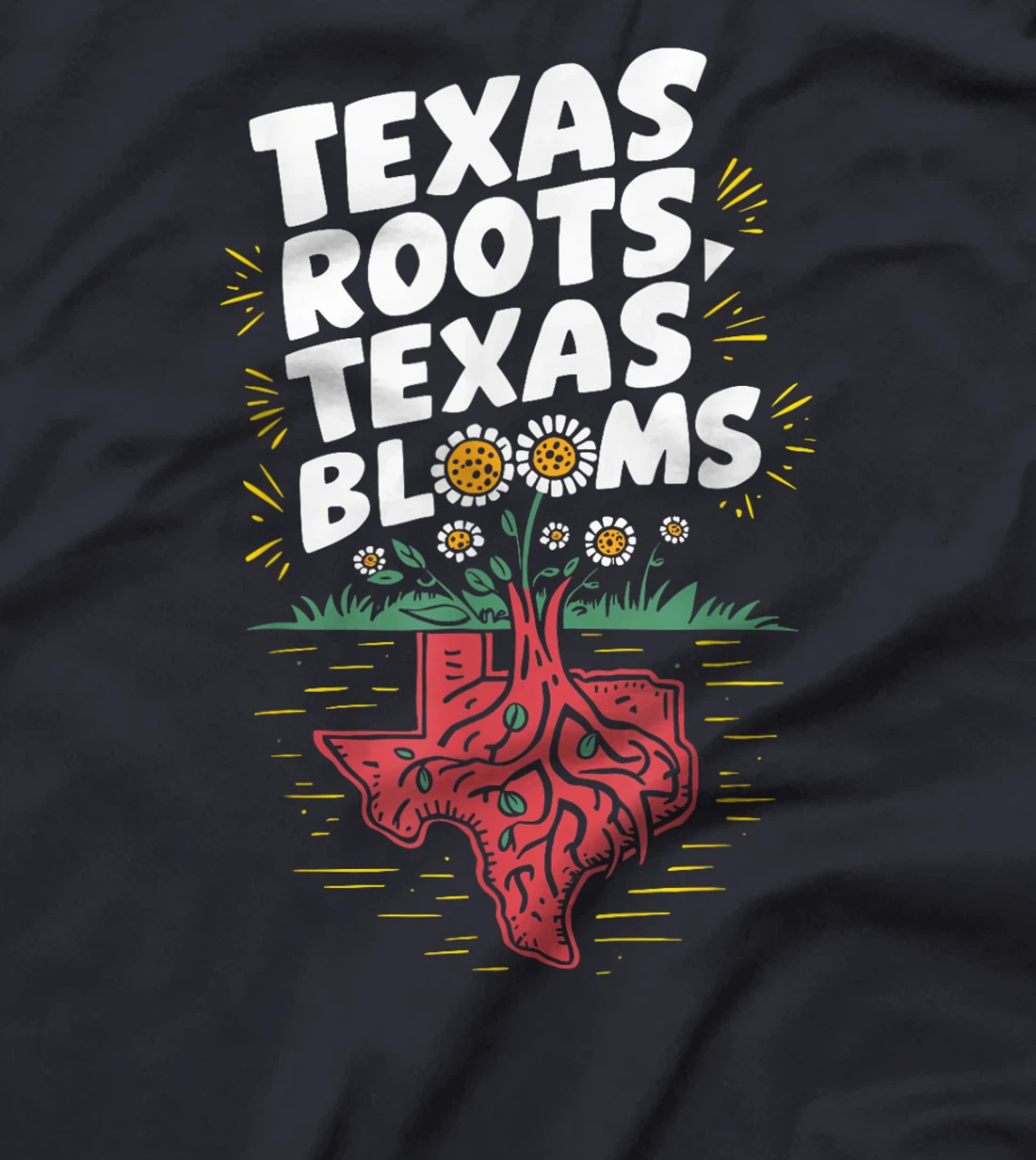 Texas Wildflowers Floral Texas Spring Lesser Sunflower T-Shirt