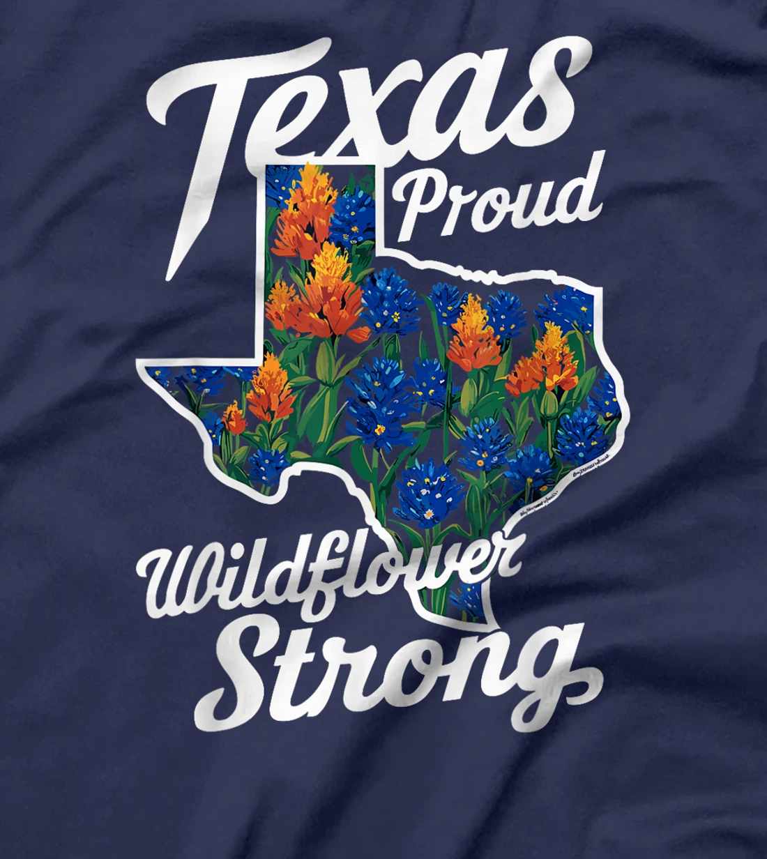 Womens Texas Wildflowers Floral Texas Spring Lesser Sunflower T-Shirt