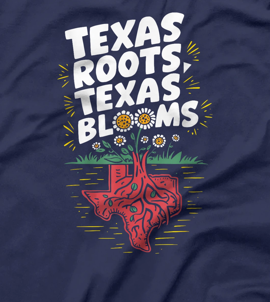 Texas Wildflowers Floral Texas Spring Lesser Sunflower T-Shirt