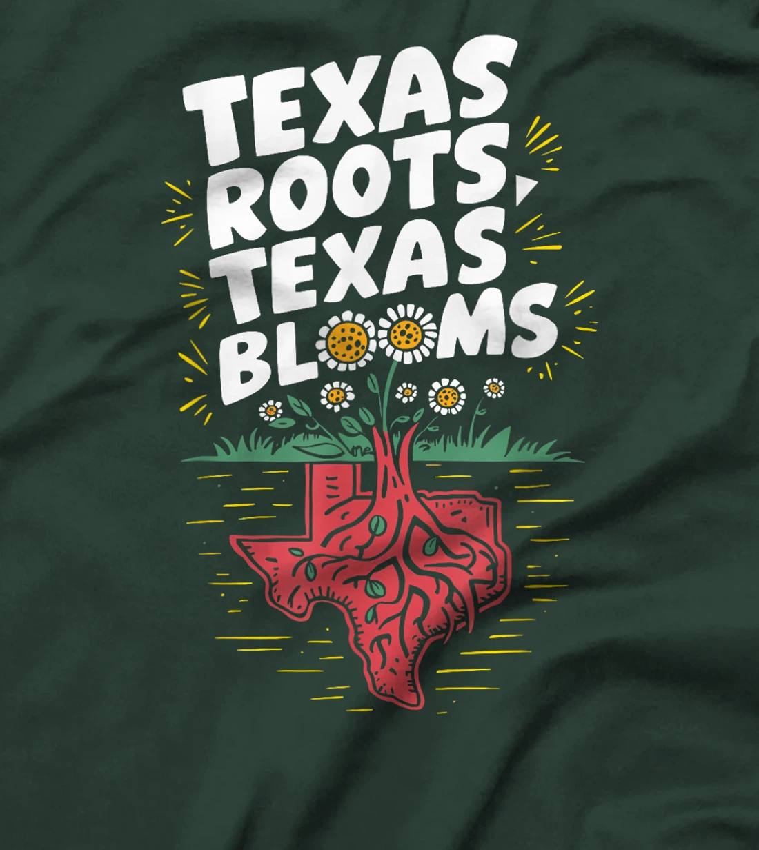 Texas Wildflowers Floral Texas Spring Lesser Sunflower T-Shirt
