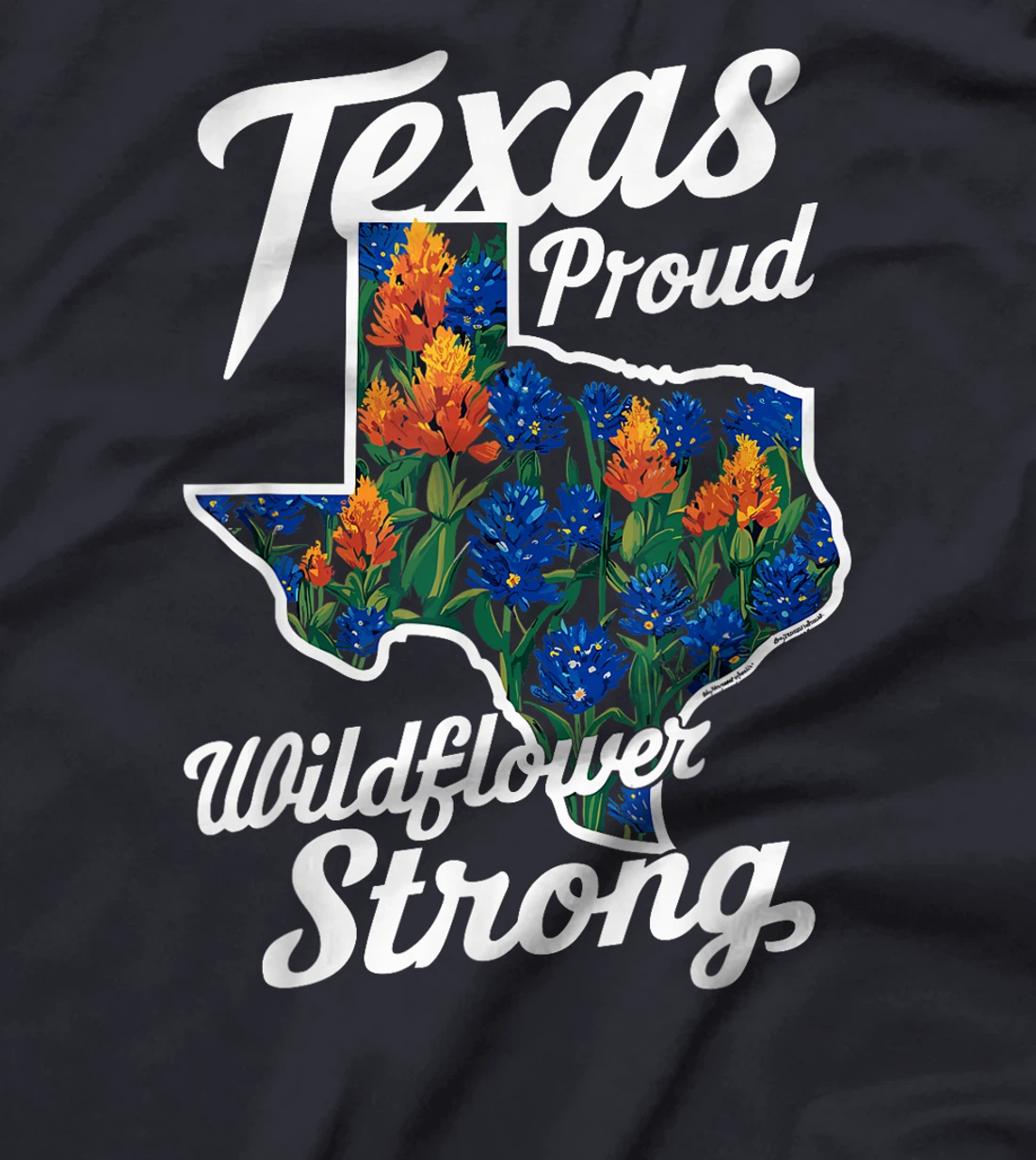 Womens Texas Wildflowers Floral Texas Spring Lesser Sunflower T-Shirt