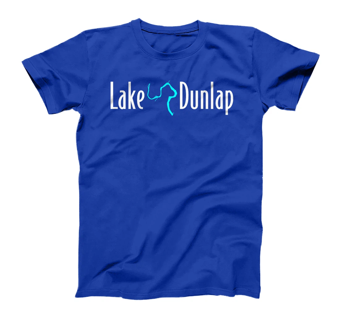 Minimalist Lake Dunlap - Texas Premium T-Shirt
