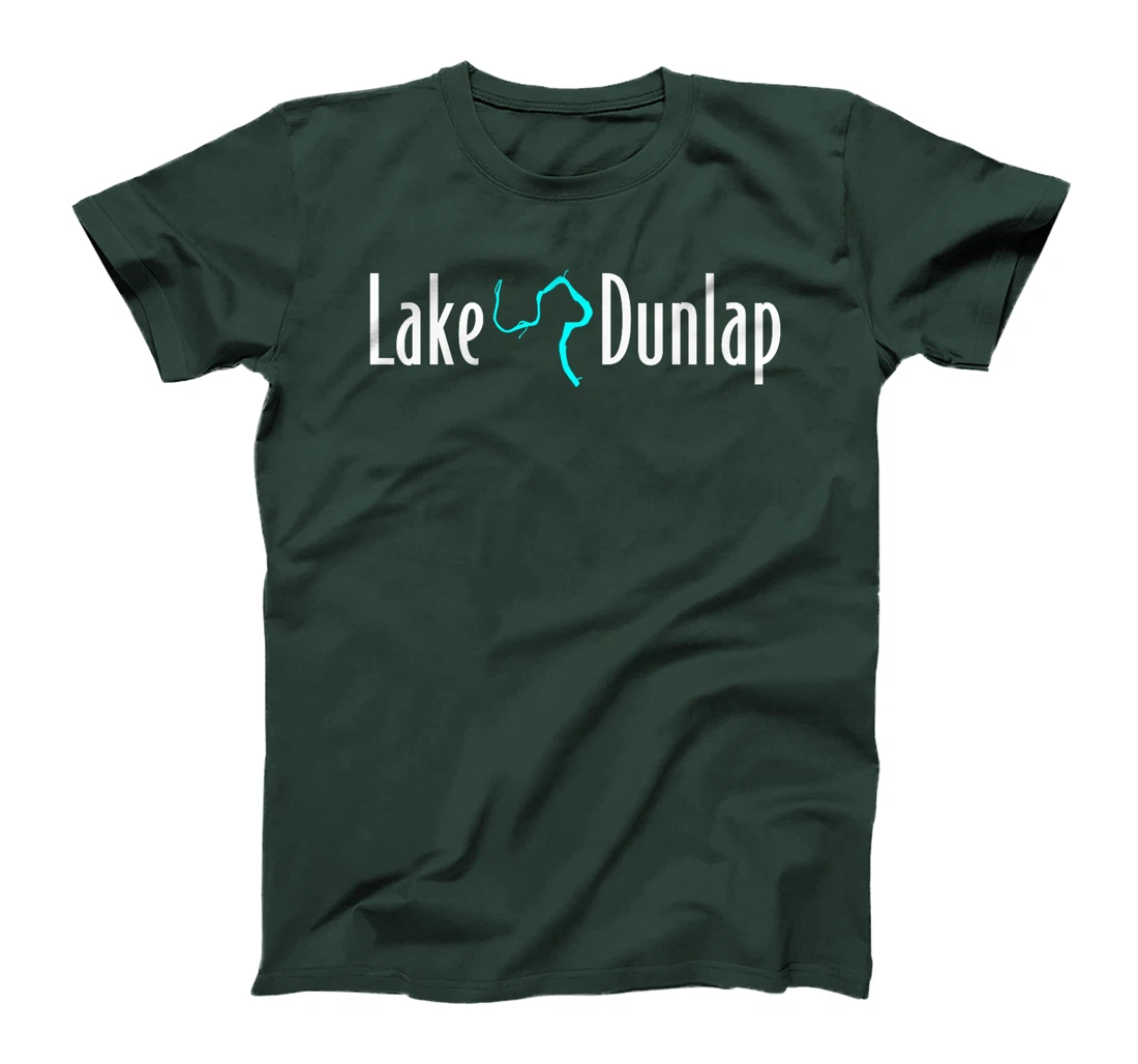 Minimalist Lake Dunlap - Texas Premium T-Shirt