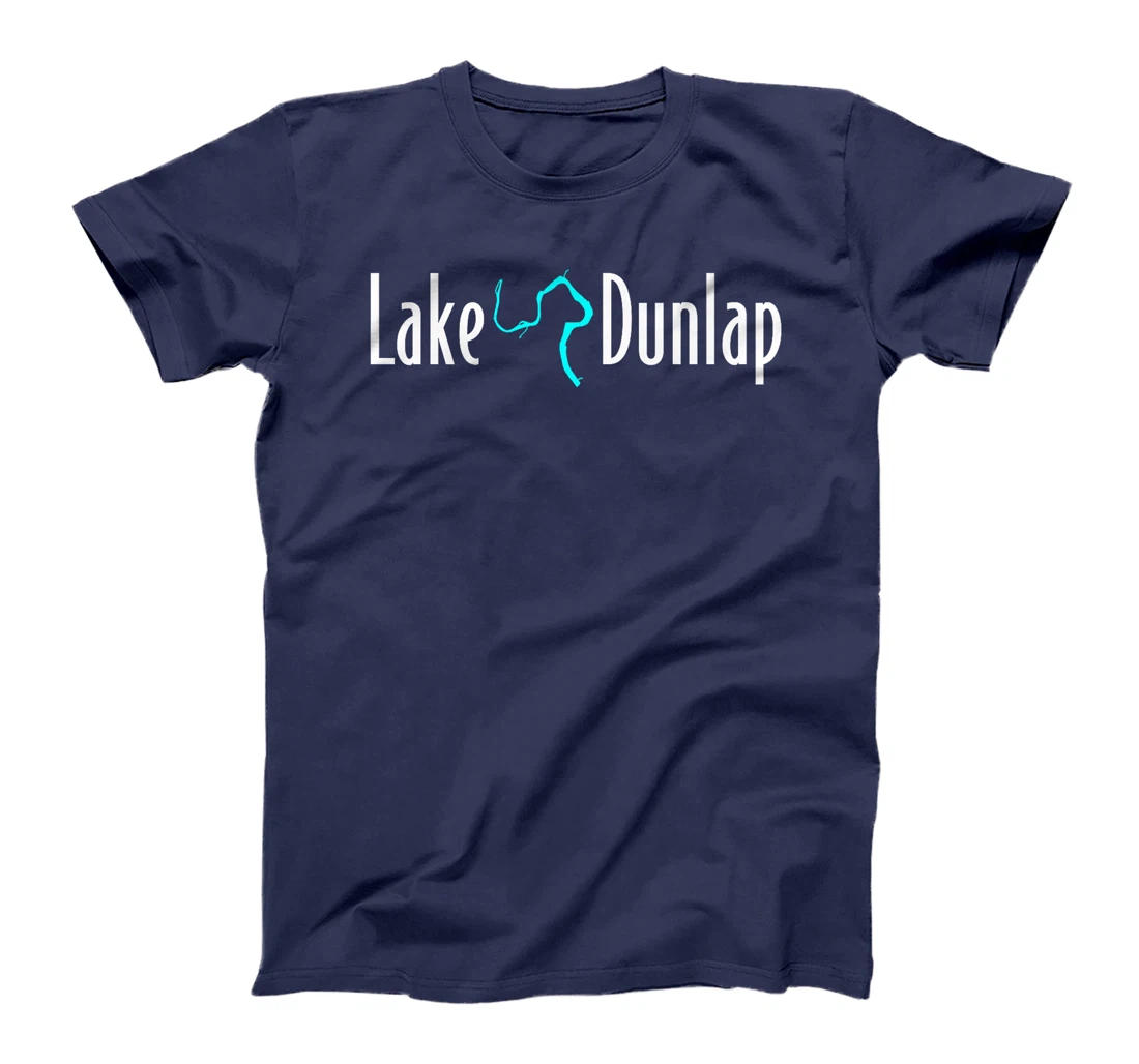 Minimalist Lake Dunlap - Texas Premium T-Shirt