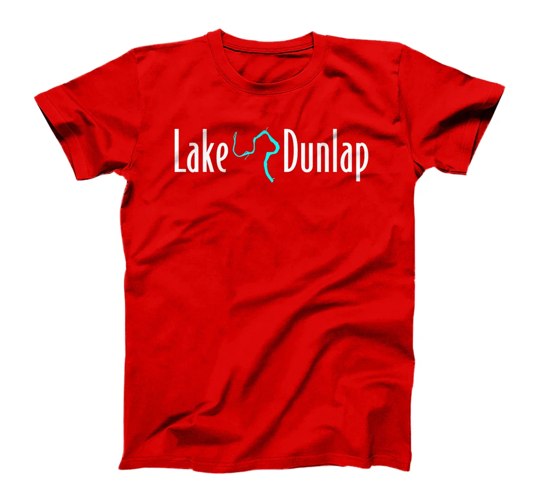 Minimalist Lake Dunlap - Texas Premium T-Shirt