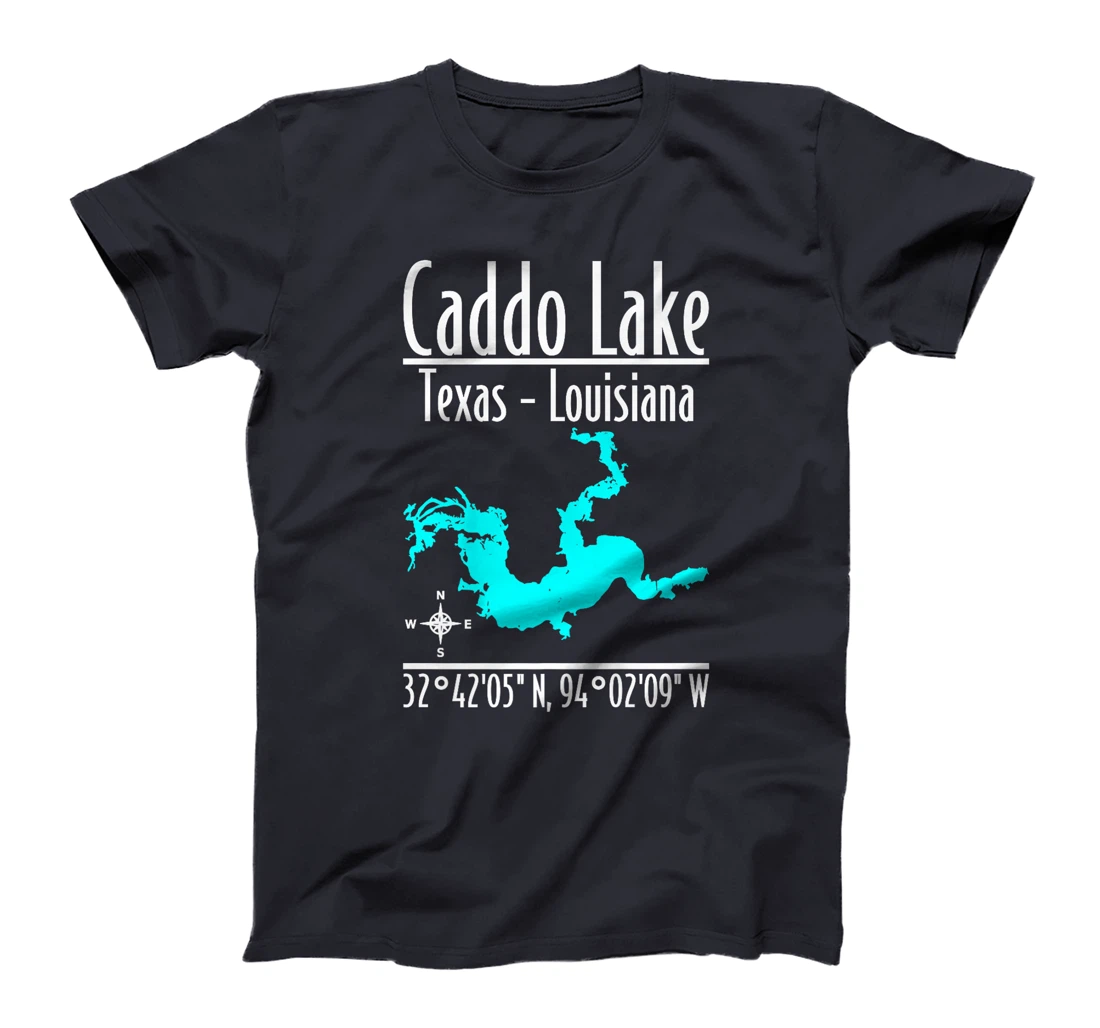 Womens Modern Caddo Lake - Texas - Louisiana T-Shirt