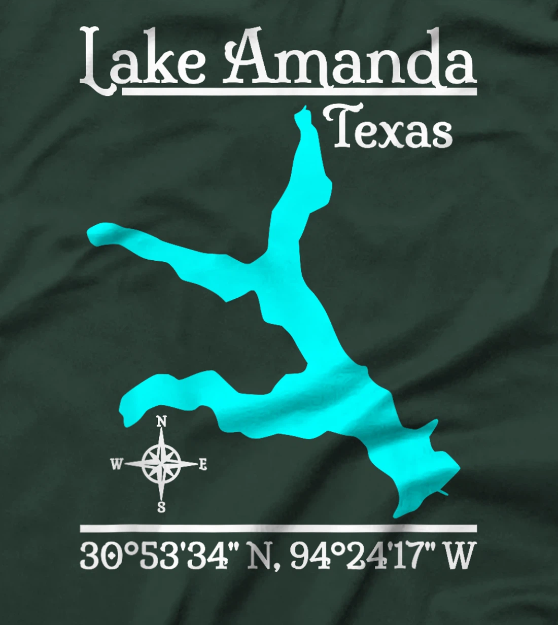 Womens Lake Amanda - Texas T-Shirt