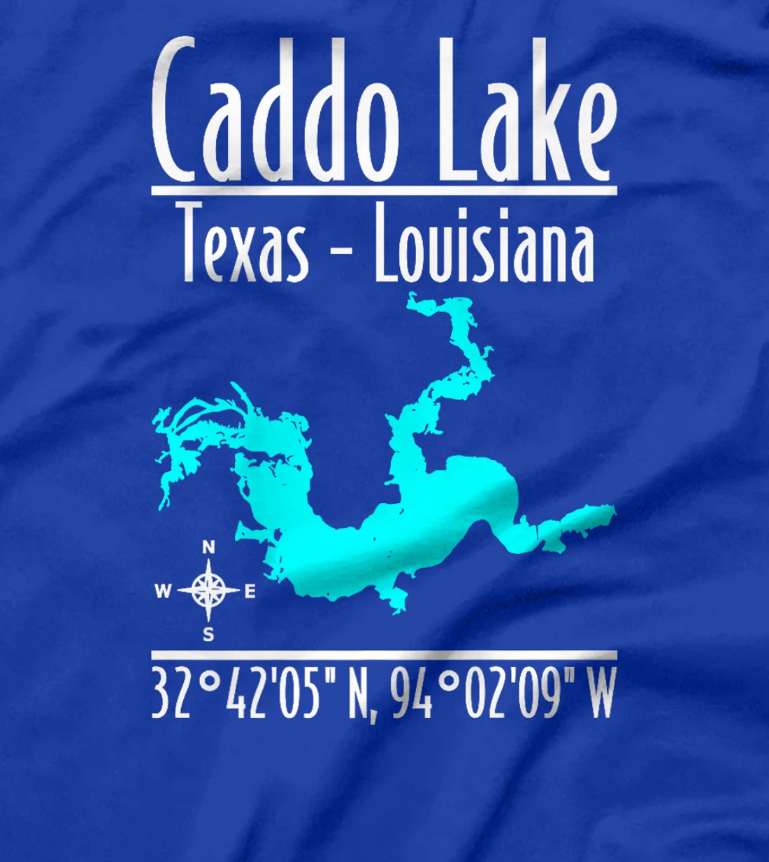 Womens Modern Caddo Lake - Texas - Louisiana T-Shirt