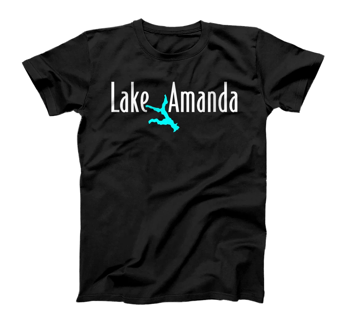 Womens Minimalist Lake Amanda - Texas T-Shirt
