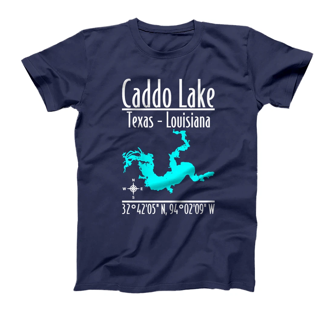 Womens Modern Caddo Lake - Texas - Louisiana T-Shirt