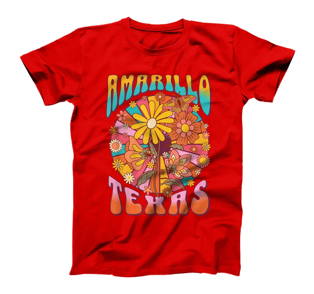 Amarillo Texas, Retro Vintage Love T-Shirt