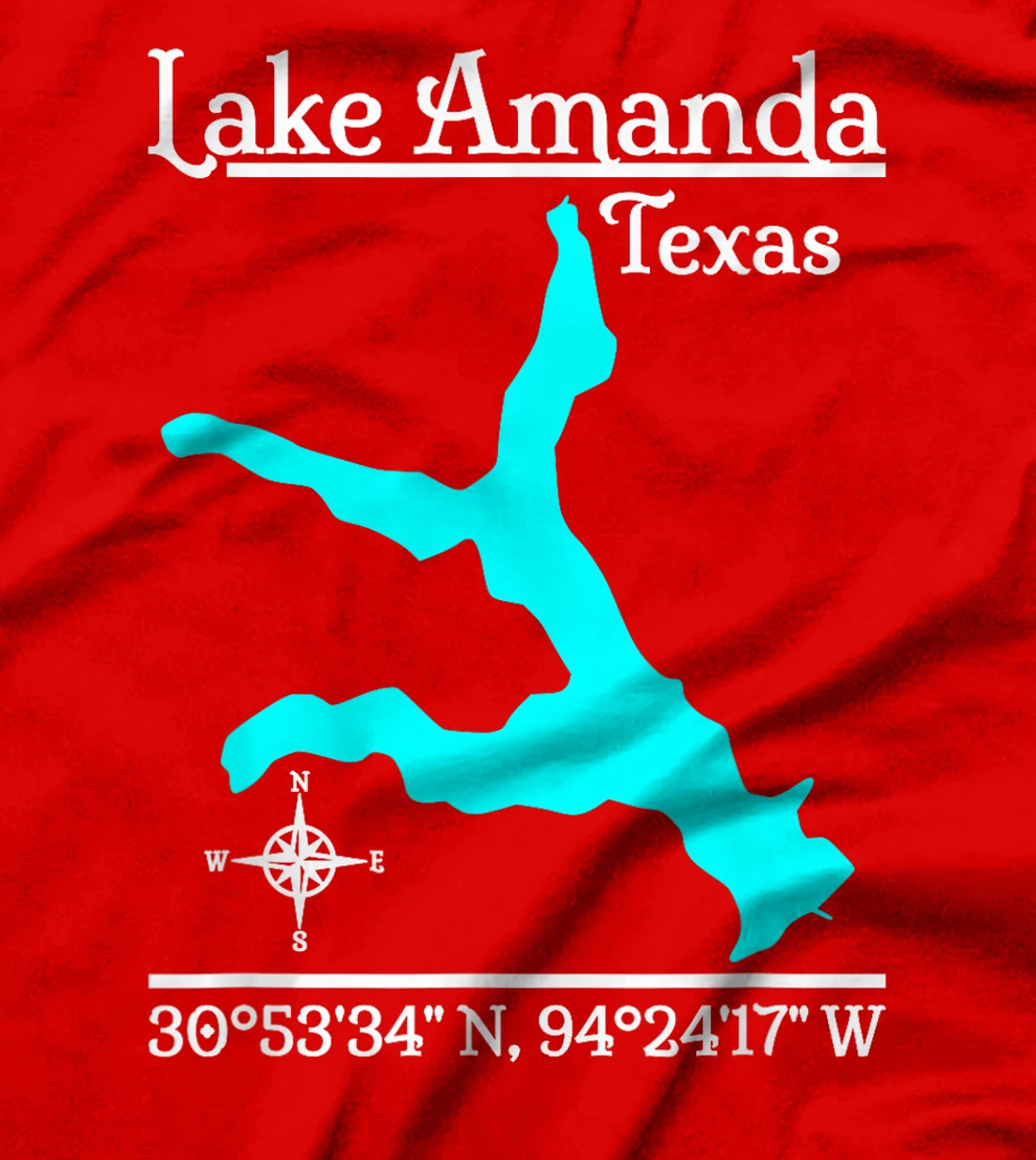 Womens Lake Amanda - Texas T-Shirt