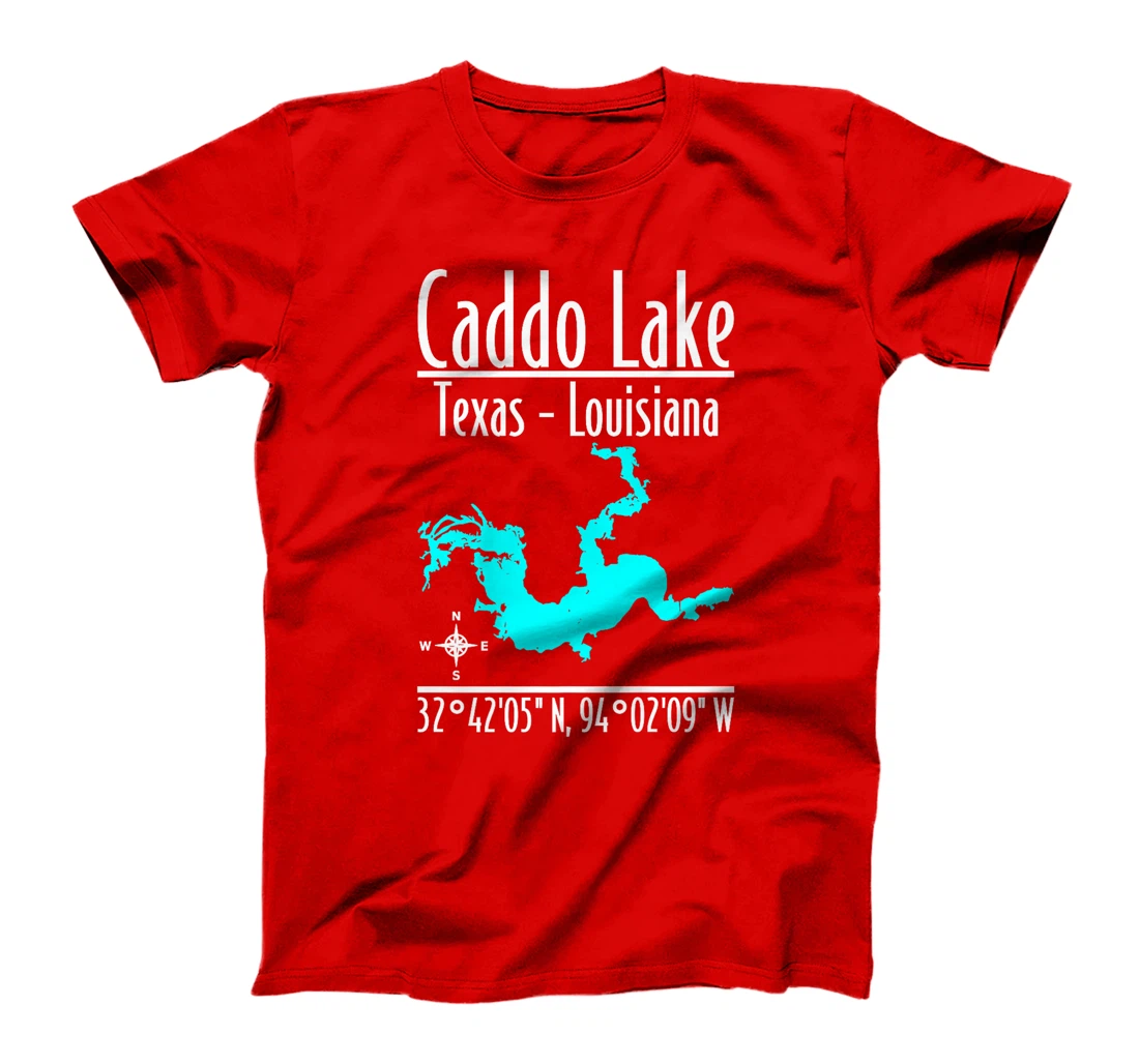 Womens Modern Caddo Lake - Texas - Louisiana T-Shirt
