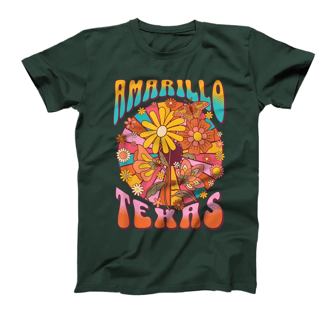 Amarillo Texas, Retro Vintage Love T-Shirt