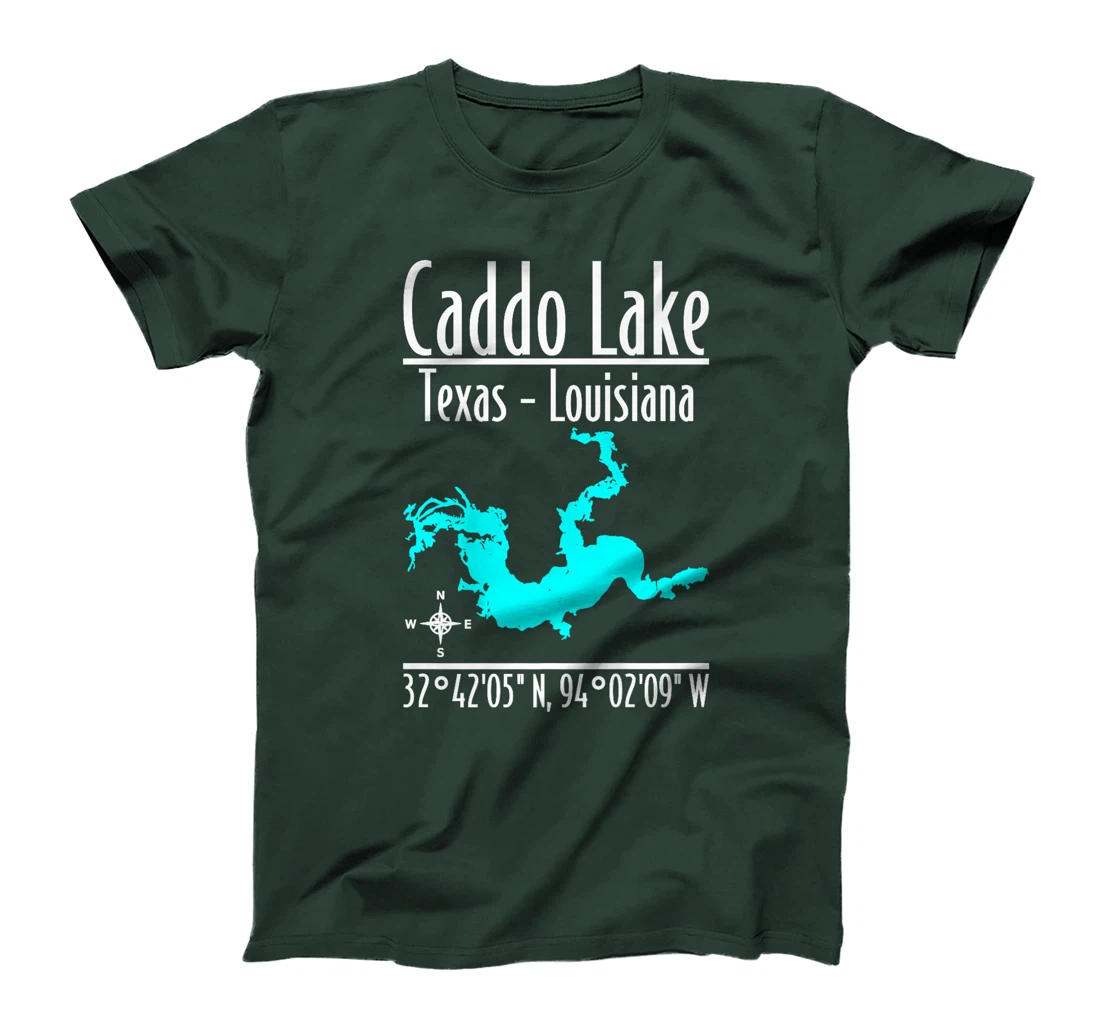 Womens Modern Caddo Lake - Texas - Louisiana T-Shirt