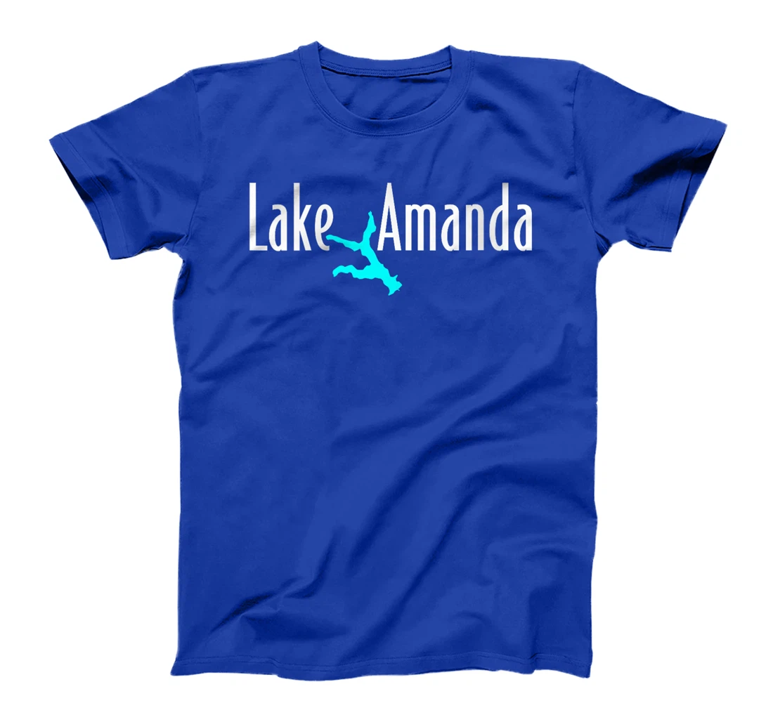 Womens Minimalist Lake Amanda - Texas T-Shirt
