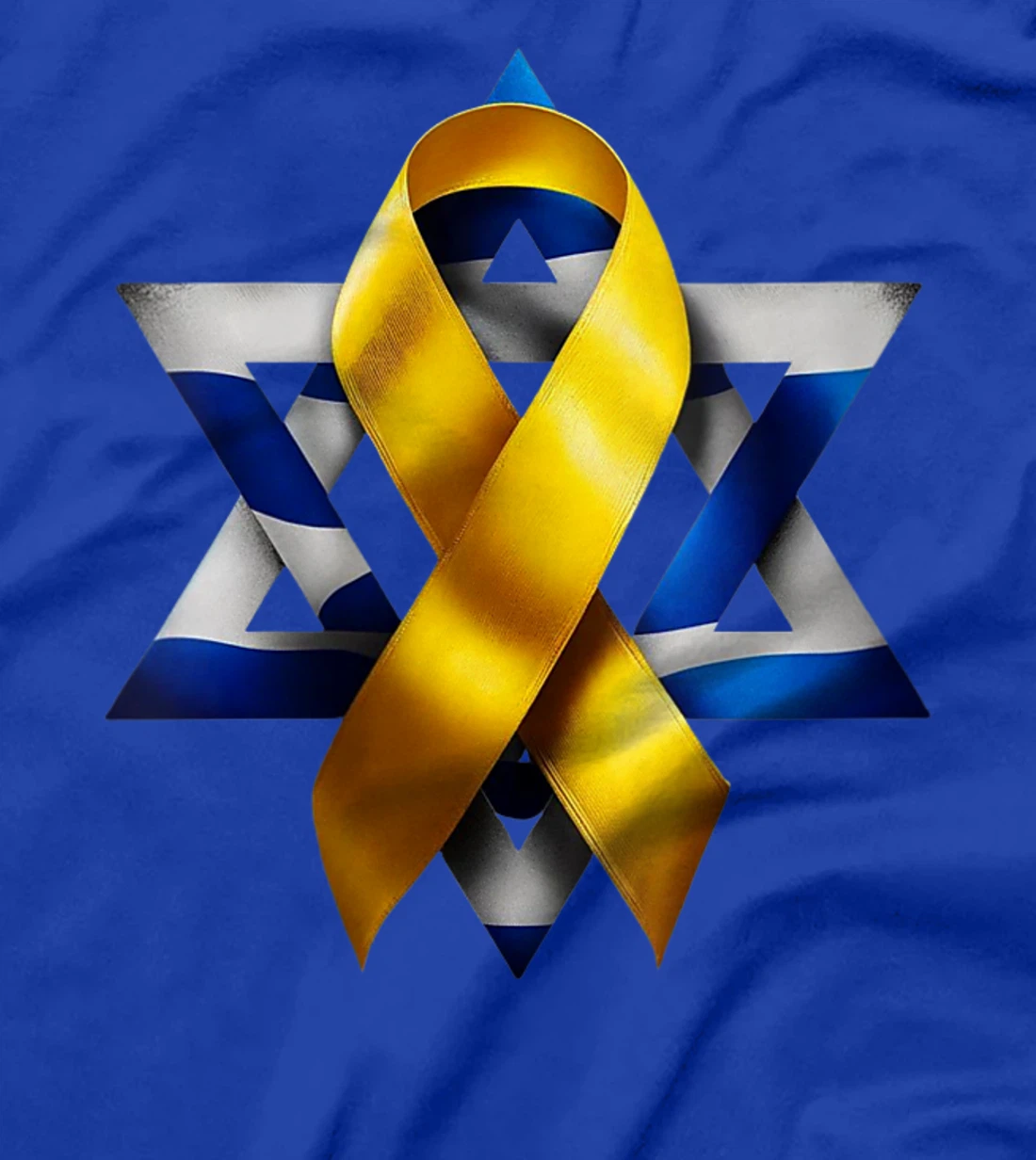 Womens Israel - Bring Them Home Now - Yellow Ribbon - Israel Love T-Shirt