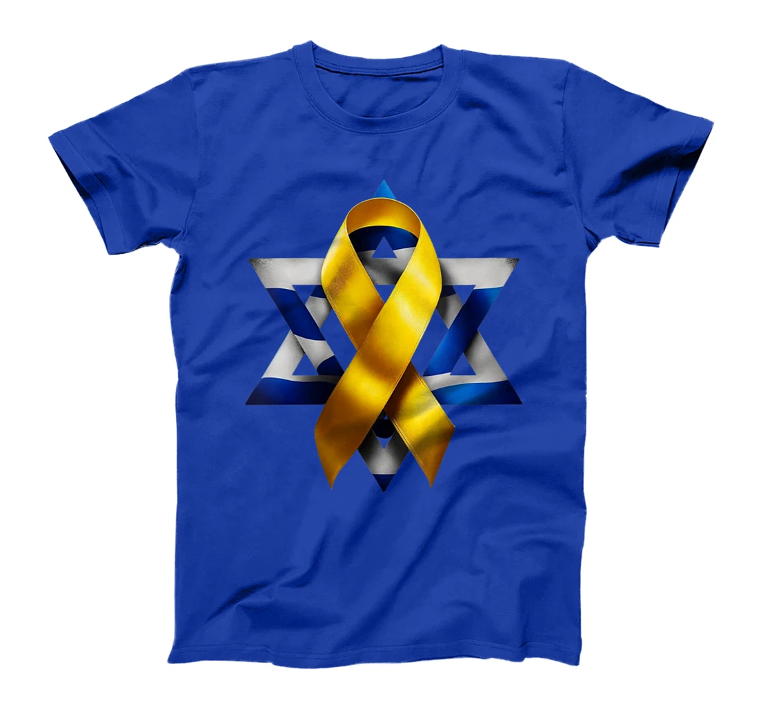 Womens Israel - Bring Them Home Now - Yellow Ribbon - Israel Love T-Shirt