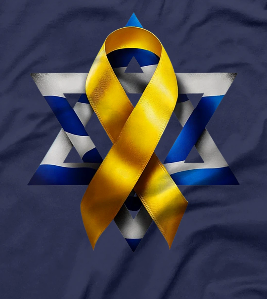 Womens Israel - Bring Them Home Now - Yellow Ribbon - Israel Love T-Shirt