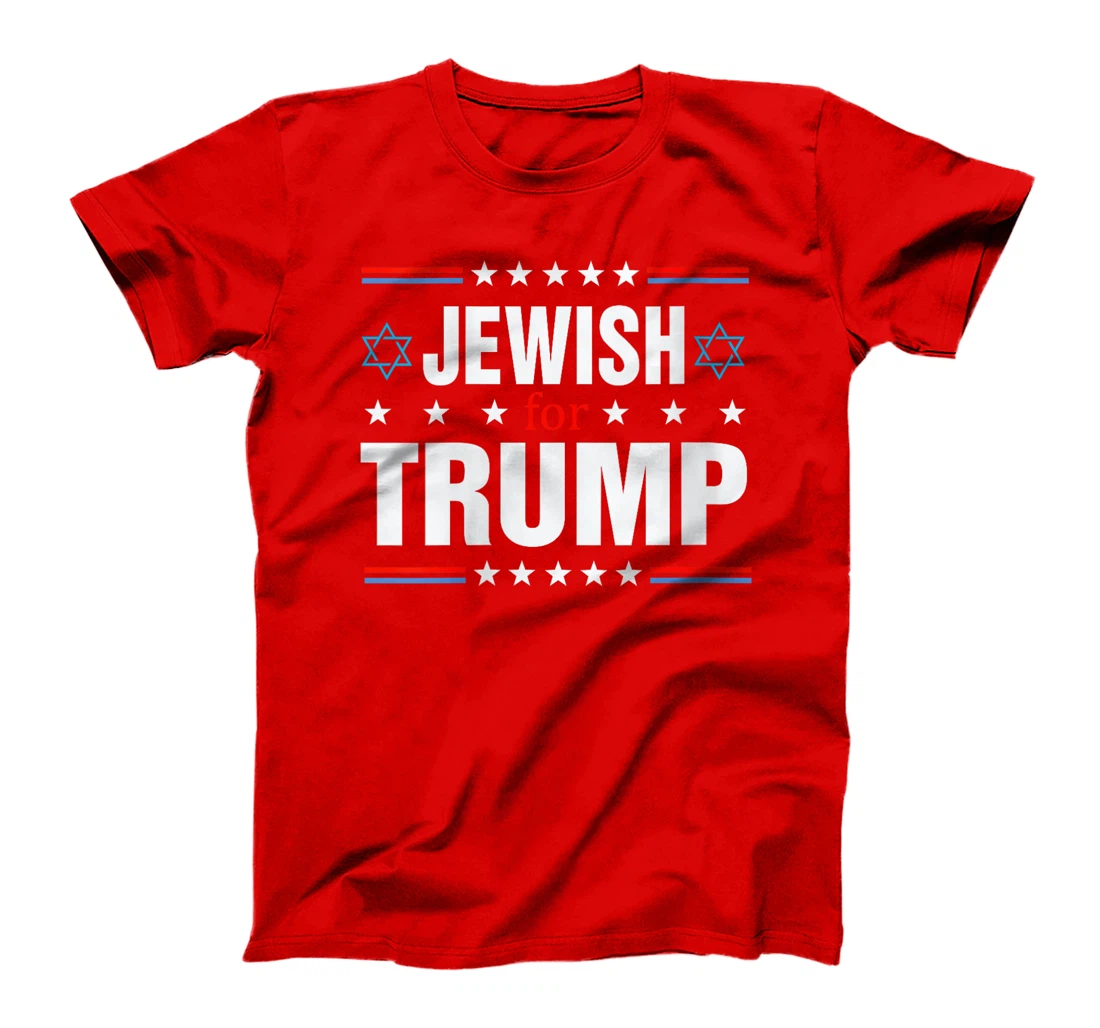 Womens Jewish For Trump, Trump 2024 President Election T-Shirt