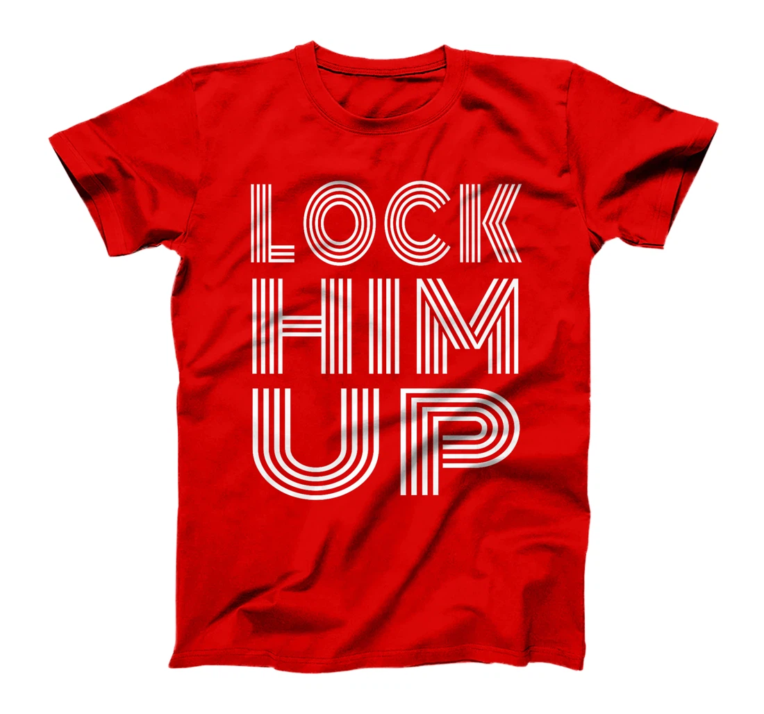 Lock Him Up Anti Trump Harris Waltz 2024 Harris Walz 2024 Premium T-Shirt