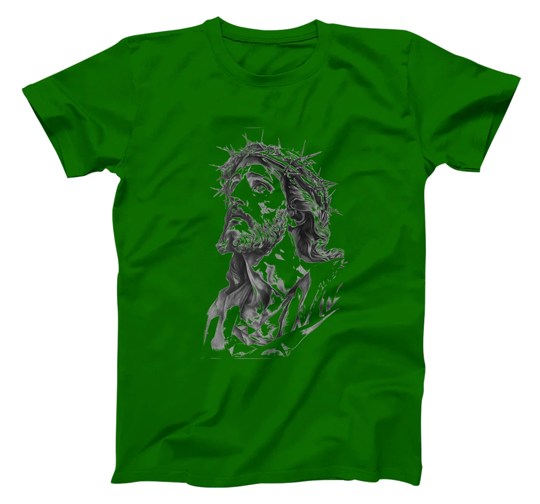 Jesus with Crown of Thorns, Jesus T-Shirt Jesus God's Son T-Shirt