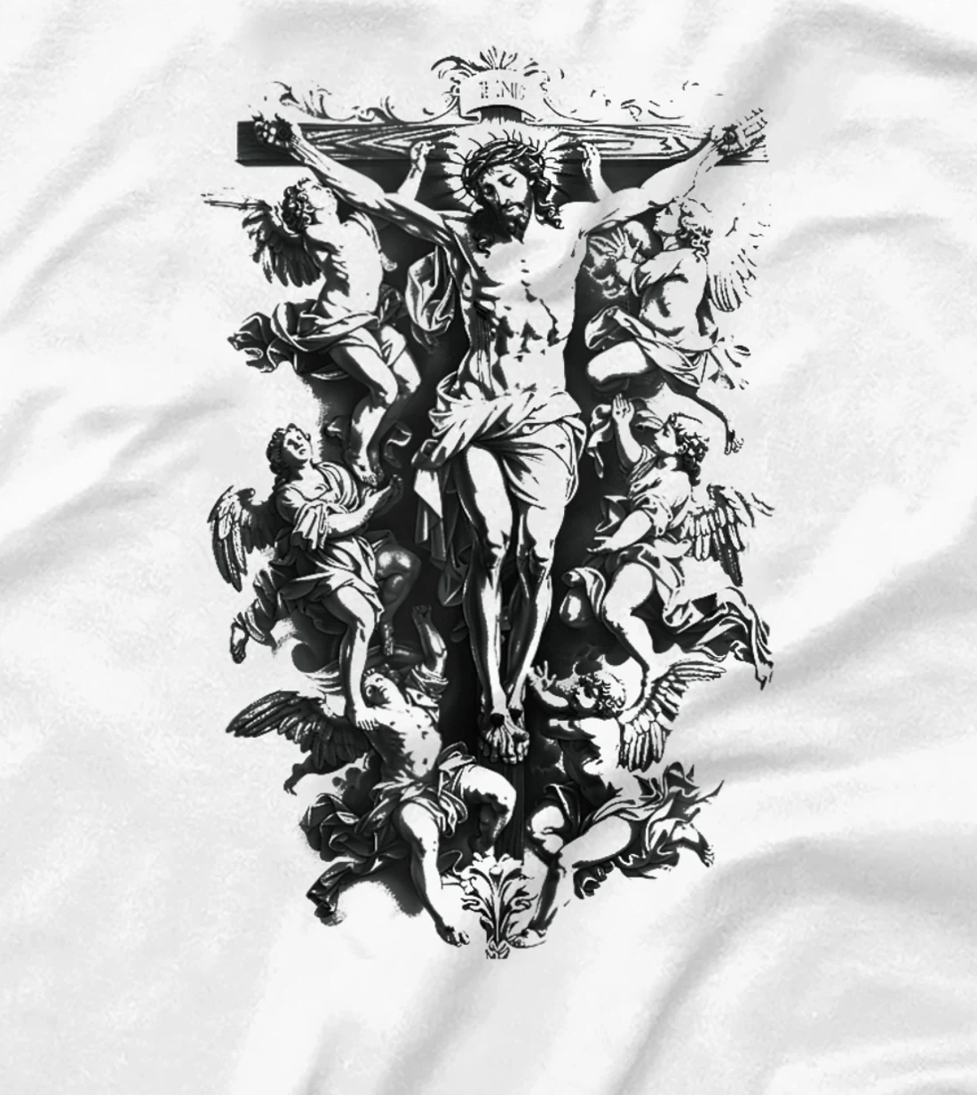 Jesus on the Cross Picture Jesus T-Shirt Son of God T-Shirt