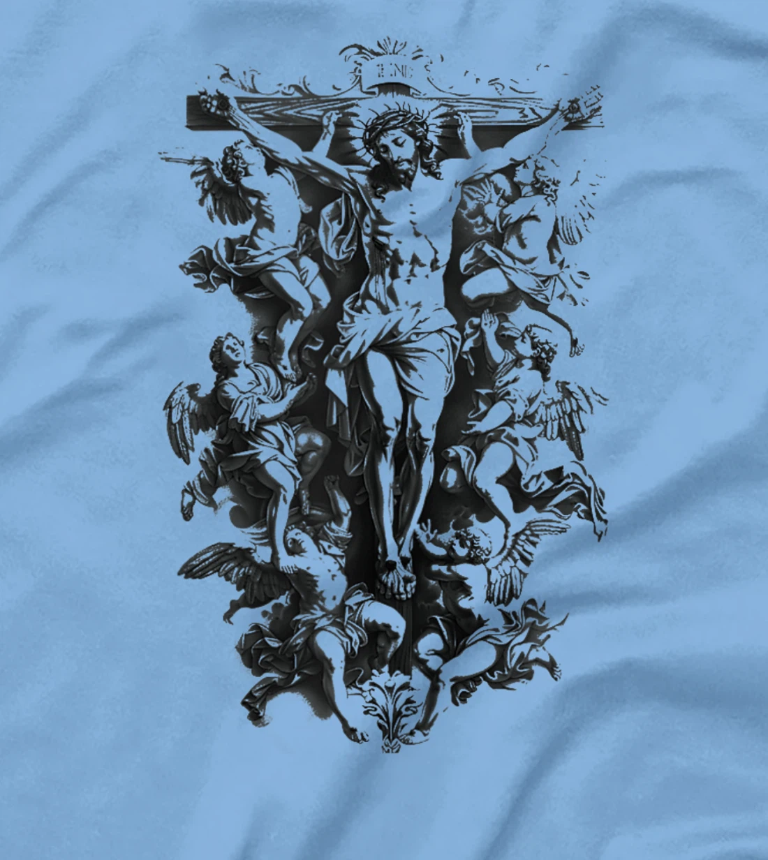 Jesus on the Cross Picture Jesus T-Shirt Son of God T-Shirt