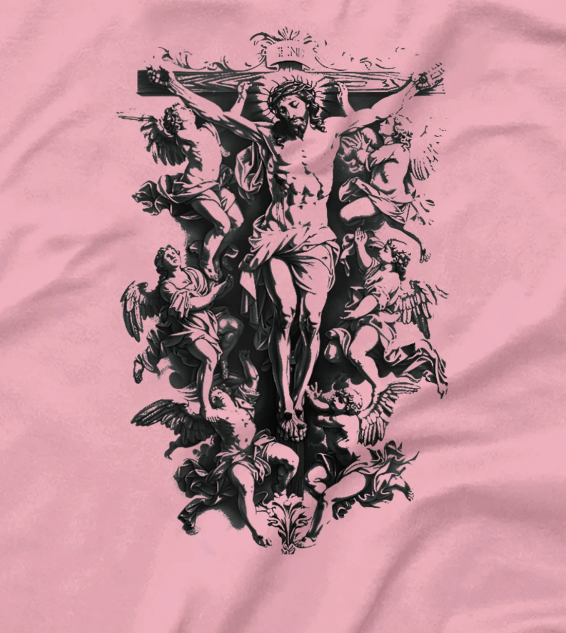 Jesus on the Cross Picture Jesus T-Shirt Son of God T-Shirt
