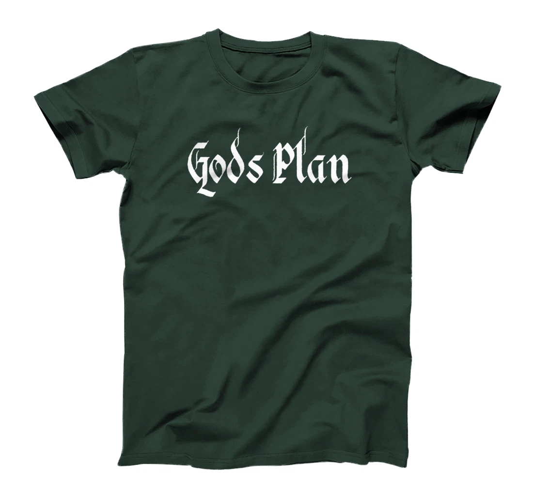 God's Plan T-Shirt Print, Gods Plan T-Shirt Print, God T-Shirt