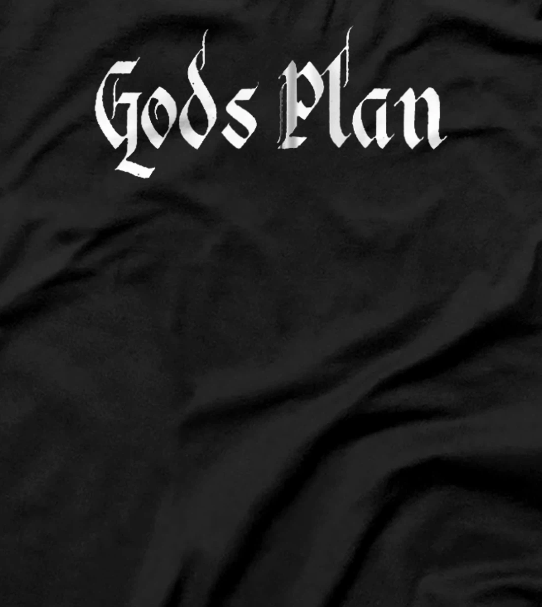 God's Plan T-Shirt Print, Gods Plan T-Shirt Print, God Raglan Baseball Tee