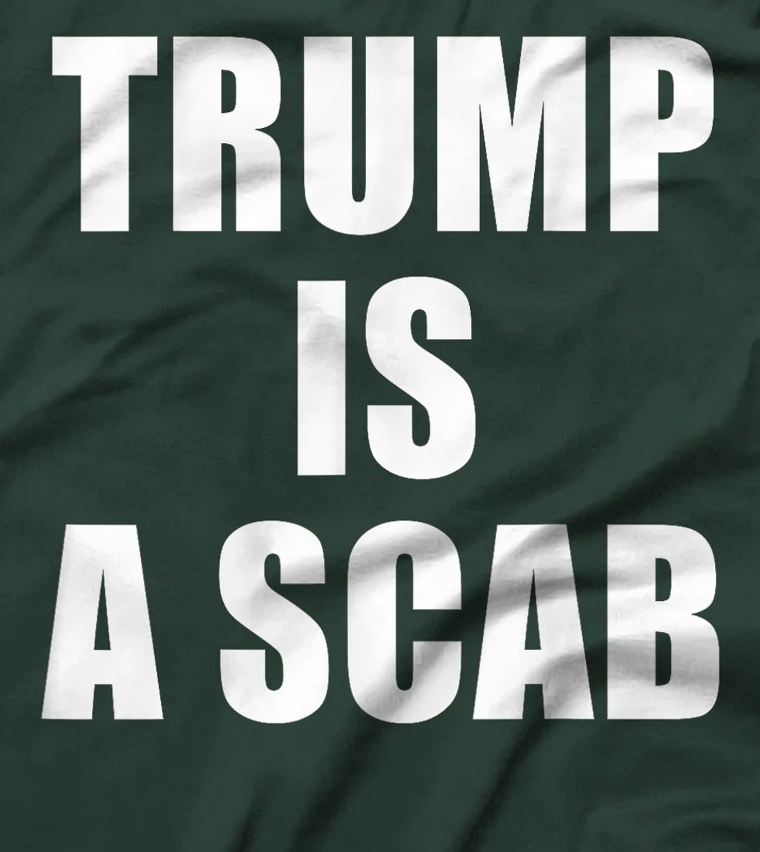 Womens Trump Is A Scab T-Shirt