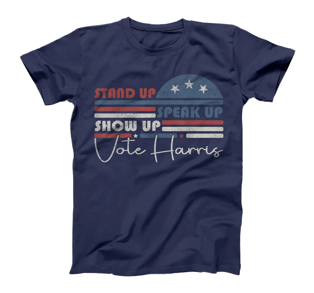 Trump Is A Scab Speak Up Stand Up Show Up Vote Harris Retro T-Shirt